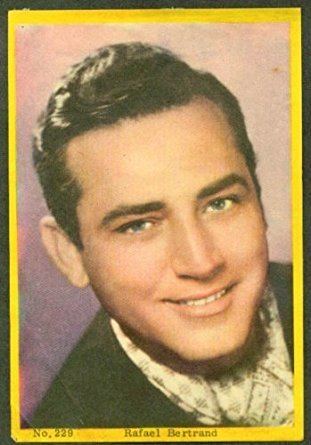 Rafael Bertrand Cuban actor Rafael Bertrand 3x5 pic Argentina 1959 at Amazons