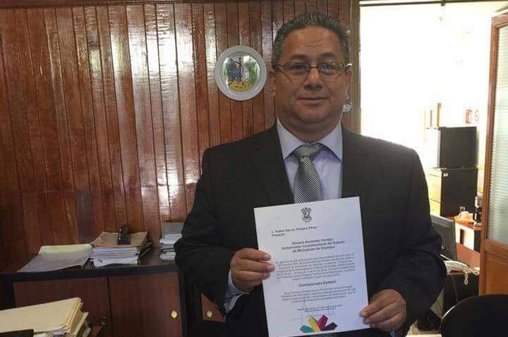 Rafael García Tinajero Rafael Garca Tinajero nuevo titular de Coepris Quadratn Michoacn