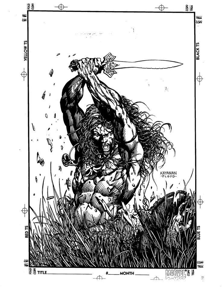 Rafael Kayanan Rafael Kayanan Comic Book Art Conan the Adventurer 6 cover