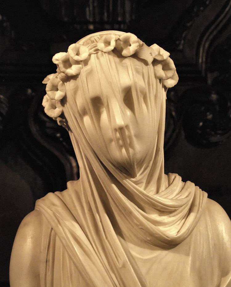 Raffaelle Monti Veiled Vestal Virgin by Raffaelle MontiChatsworth House