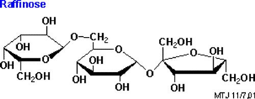 Raffinose molecular structure