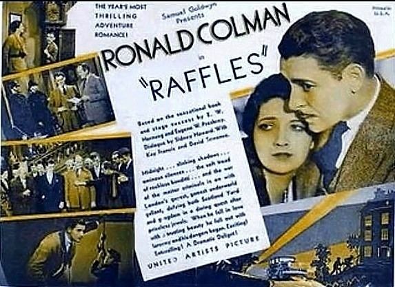 Raffles (1930 film) Raffles Ronald Colman
