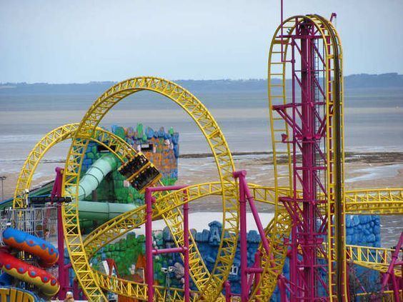 Rage (roller coaster) Rage Adventure Island Southend Essex DayTripFinder