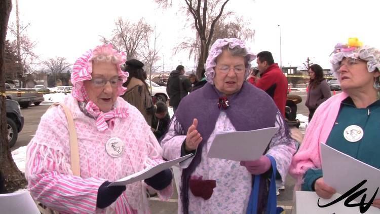 Raging Grannies RAGING GRANNIES Global Action Kelowna VS dayinthelife Stephen