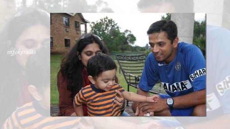 Rahul Dravid (Cricketer) family