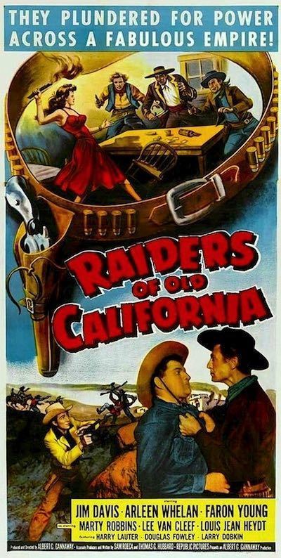 Raiders of Old California RAIDERS OF OLD CALIFORNIA DVD 1957 Movie on DVD Marty Robbins