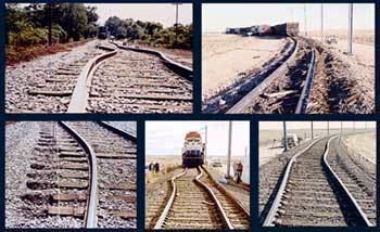 Rail stressing