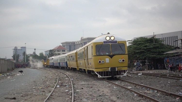 Rail transport in Cambodia First passenger train of Cambodia Royal Railway for Khmer New Year