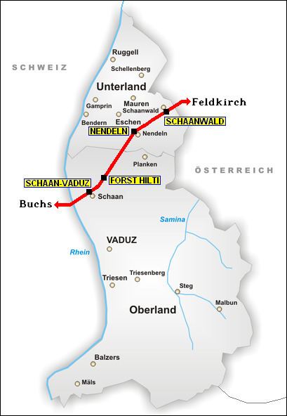 Rail transport in Liechtenstein