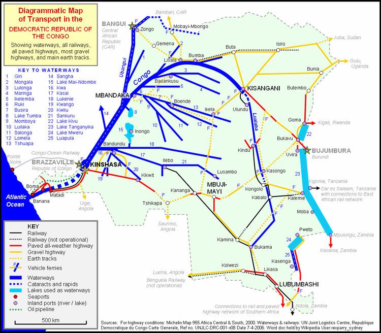 Rail transport in the Democratic Republic of the Congo