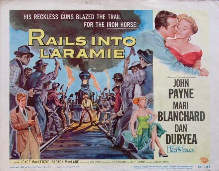 Rails Into Laramie Rails into Laramie 1954 Obscure Train Movies