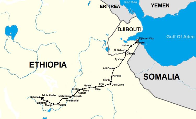 Railway stations in Ethiopia