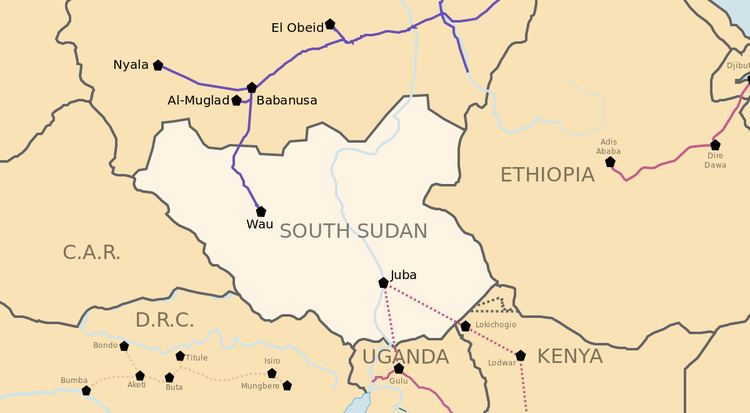 Railway stations in South Sudan