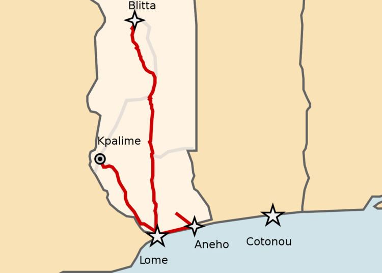Railway stations in Togo