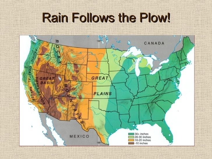 Rain follows the plow Closing The Western Frontier