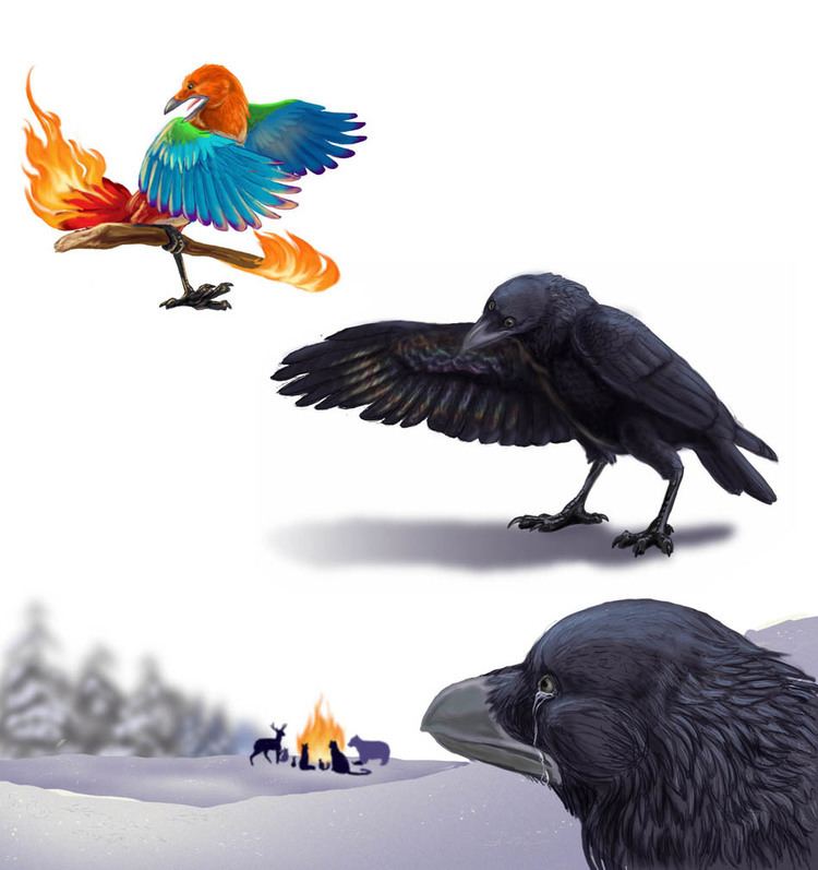 Rainbow crow Rainbow Crow Illustrations by AutumnSunrise on DeviantArt