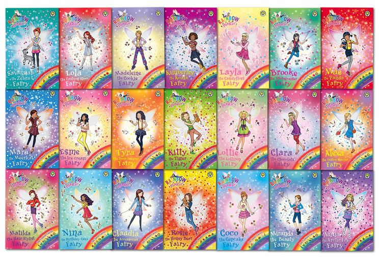 Rainbow Magic Rainbow Magic Collection 21 Books Set 120 to140 Fashion Fairies