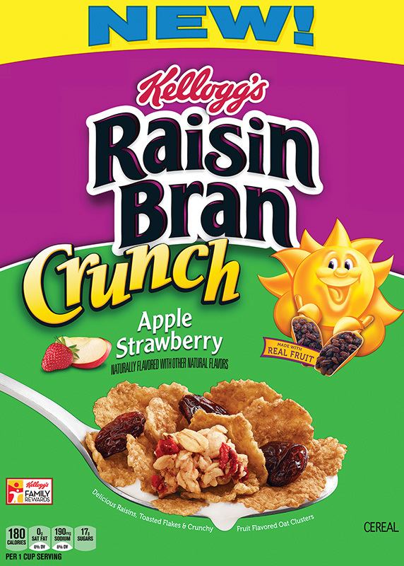 Raisin Bran Kellogg39s Raisin Bran Crunch Apple Strawberry Kellogg39s