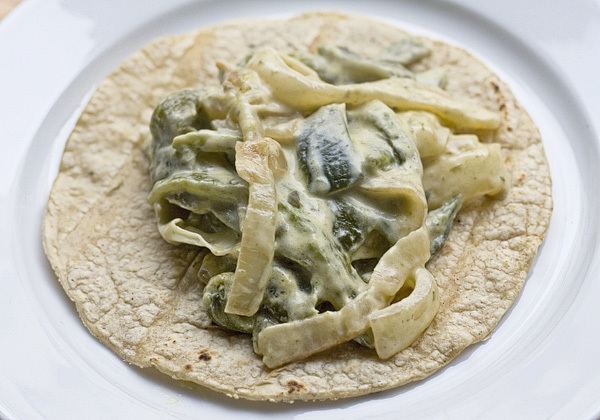Rajas con crema Rajas con crema The Other Side of the Tortilla