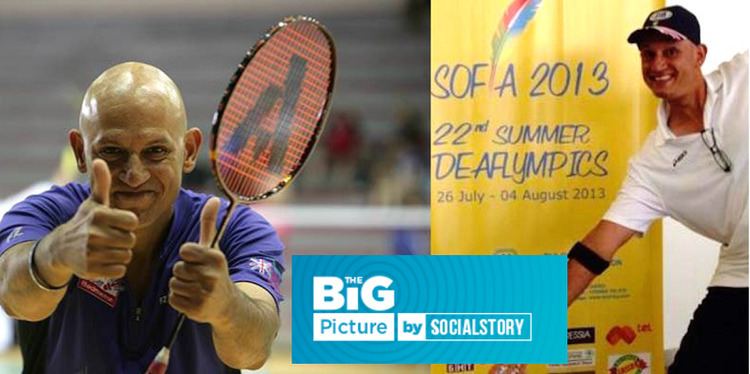 Rajeev Bagga Badminton player Rajeev Bagga smashed his deafness to win 12 Olympic