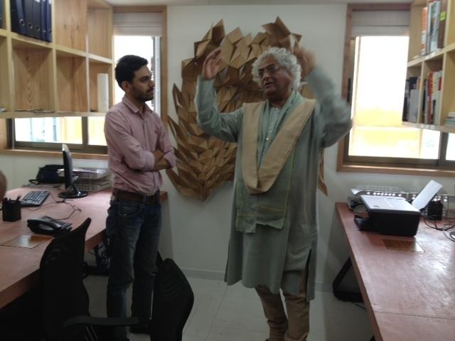 Rajeev Sethi Veteran designer Rajeev Sethi visits our studio andblack