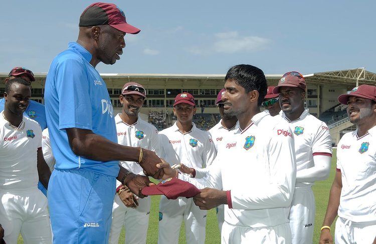 Rajendra Chandrika Nightmare debut for Windies39 Chandrika cricketcomau