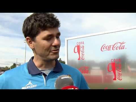 Raúl Valbuena Copa CocaCola Entrevista Ral Valbuena entrenador del Real