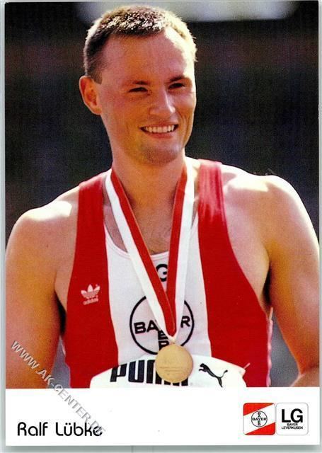 Ralf Lübke KEINE AK Leichtathletik Ralf Lbke mit Goldmedaille AK