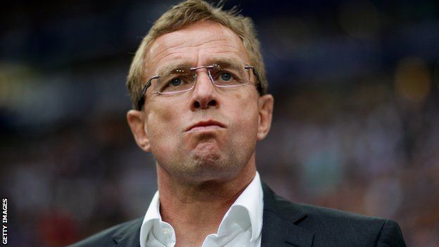 Ralf Rangnick BBC Sport West Brom hold talks with exSchalke coach