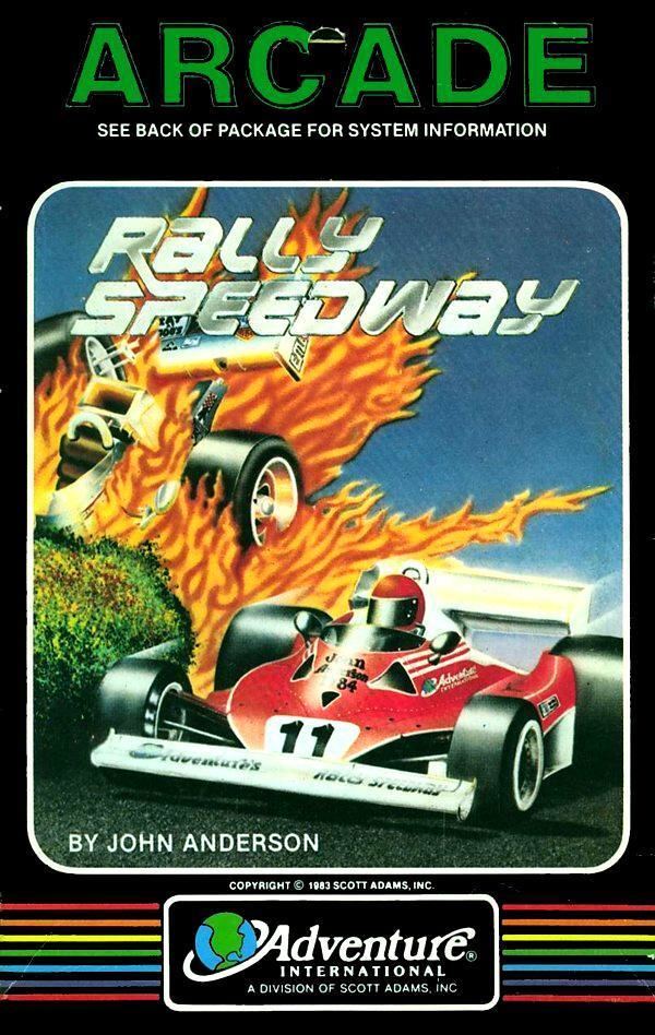Rally Speedway Atari 400 800 XL XE Rally Speedway scans dump download