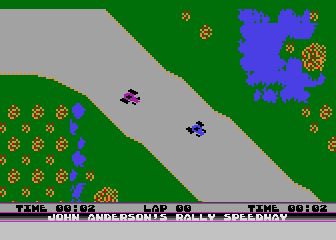Rally Speedway Atari 400 800 XL XE Rally Speedway scans dump download
