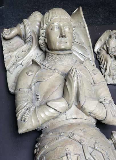 Ralph Fitzherbert Effigy of Sir Ralph Fitzherbert died 1483 Held in Victoria