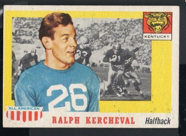 Ralph Kercheval 1955 Topps All American Ralph Kercheval 88 Football Card eBay