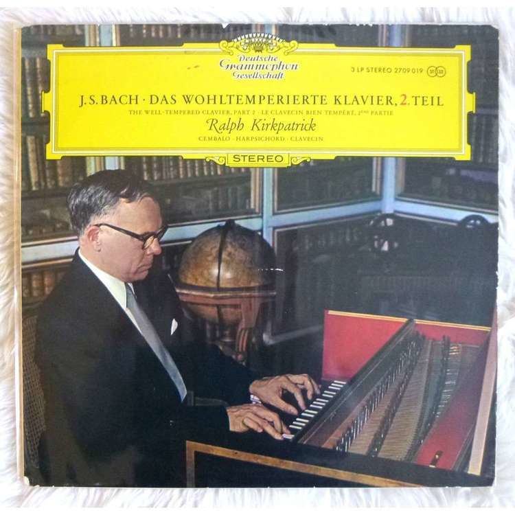 Ralph Kirkpatrick Bach The Well Tempered Clavier Part 2 3LP39s STEREO by
