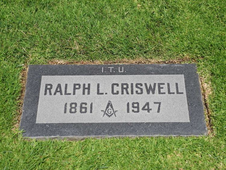 Ralph Luther Criswell Ralph Luther Criswell 1861 1947 Find A Grave Memorial