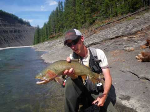 Ram River Fly Fishing the Ram River Canyon wthe HUMBLE FISHERMAN pt 1 of 2
