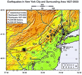 Ramapo Fault News Archive The Earth Institute Columbia University