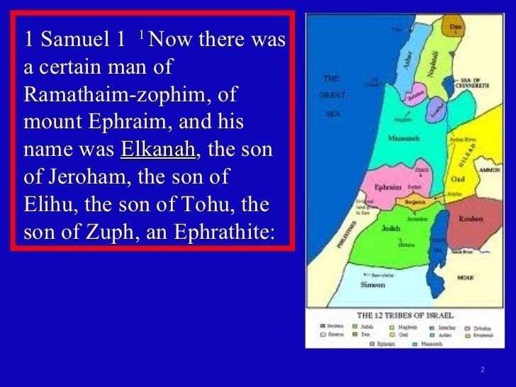 Ramathaim-Zophim 1 samuel 1a Hannah prays for a son