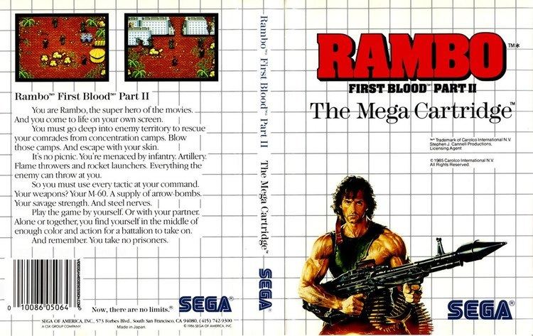 Rambo: First Blood Part II (Master System video game) Ashura aka Rambo First Blood Part II Sega Master System 1986