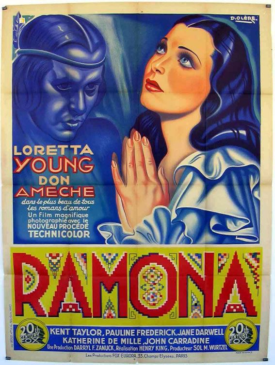 Ramona (1936 film) RAMONA MOVIE POSTER RAMONA MOVIE POSTER