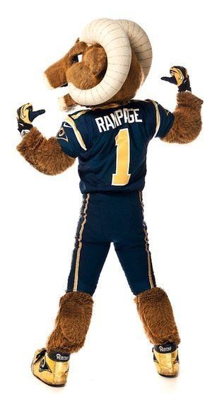 Rampage (mascot) What It39s Like to Be the Rams Mascot St Louis Magazine