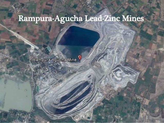 Rampura Agucha Distribution of lead ores in india