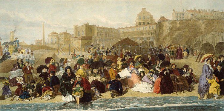 Ramsgate Sands Life at the Seaside Ramsgate Sands Art Print by William Powell