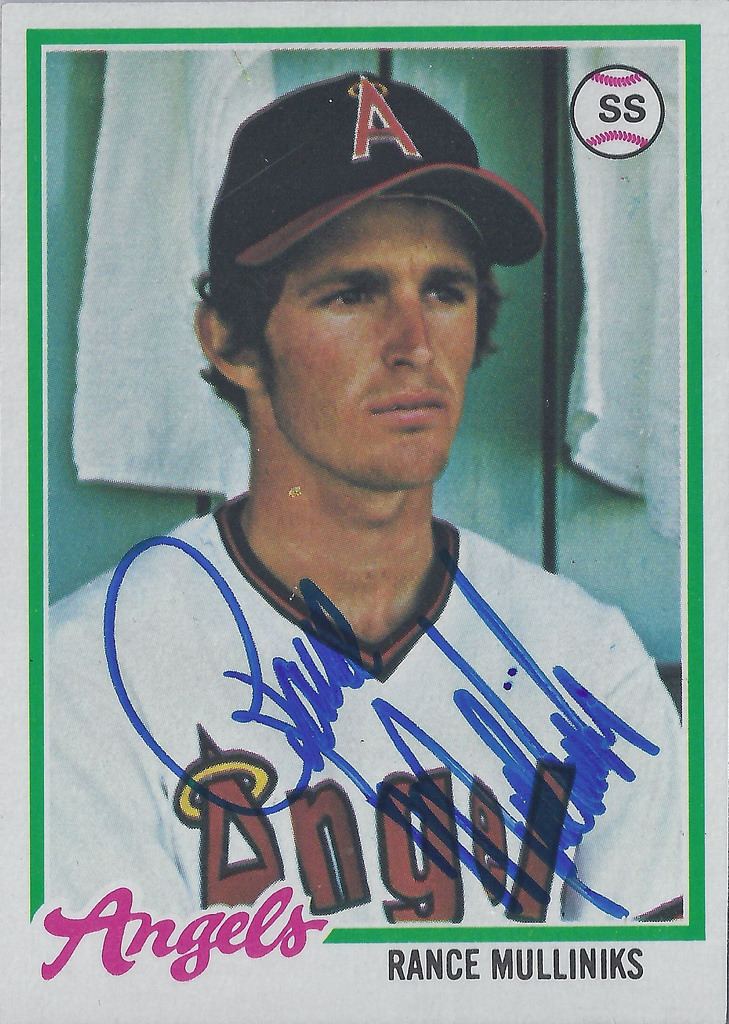 Rance Mulliniks 1978 Topps Rance Mulliniks 579 Infielder Autographe Flickr