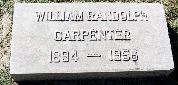 Randolph Carpenter William Randolph Carpenter 1894 1956 Find A Grave Memorial