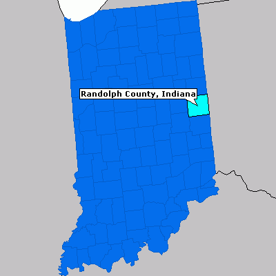 Randolph County, Indiana pixepodunkcomlocatorMapsinIN5667gif
