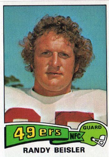 Randy Beisler SAN FRANCISCO 49ers Randy Beisler 138 TOPPS 1975 NFL American