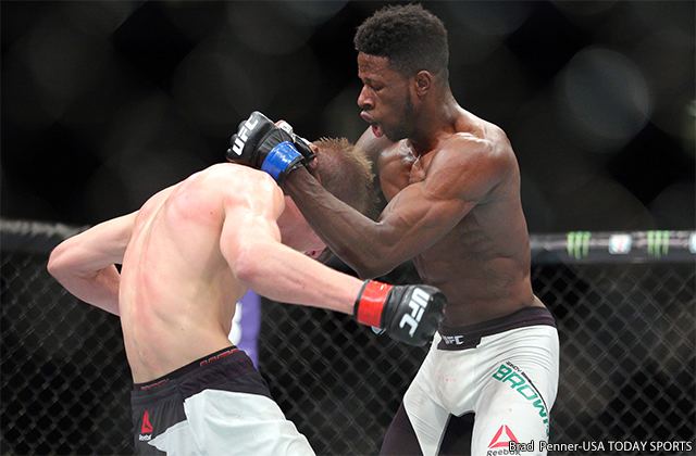 Randy Brown (fighter) UFC on FOX 18 results Randy Brown outworks Matt Dwyer for decision