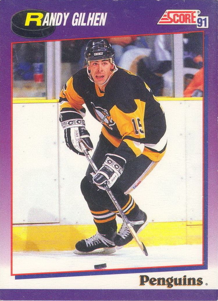 Randy Gilhen Randy Gilhen Players cards since 1990 1992 penguinshockey