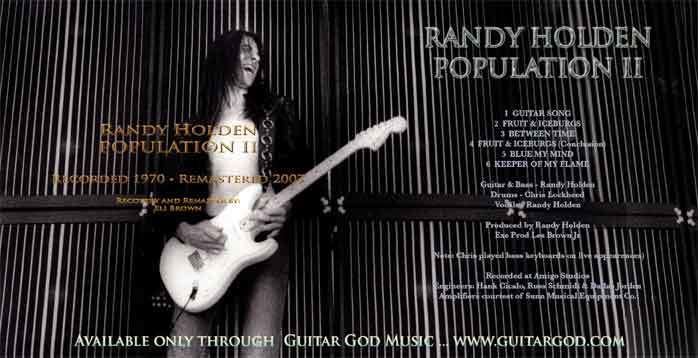Randy Holden Guitar God Randy Holden Population II
